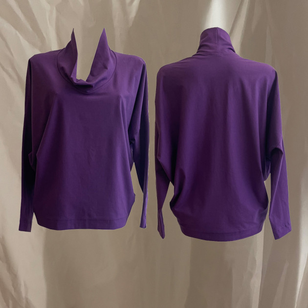 W23 T07 sweater cotton jersey lilac